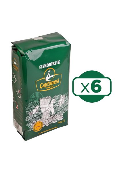 Fiskobirlik Black Tea 1 kg - Set of 6 Teapot