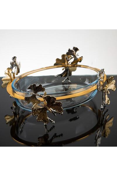 atabey home Butterfly Foot Oval Pyrex Tray