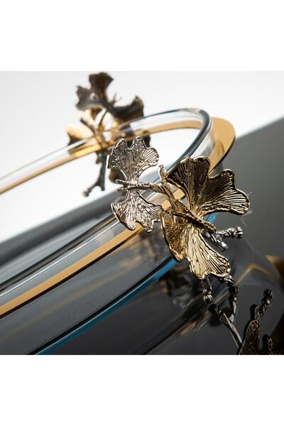 atabey home Butterfly Foot Oval Pyrex Tray