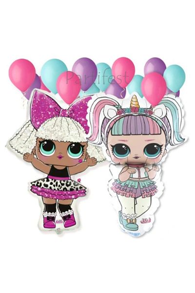 Parti Station Lol Surprise Balloon Set Lol Baby 5 Years Old Balloon Set Lol Birthday Party Set