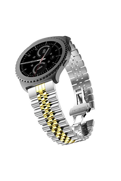 Nezih Case Huawei Watch Gt3 42mm Elegant Edition Uyumlu 20mm Metal Kordon Güm...