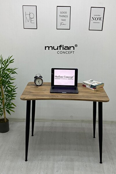 METAL TASARIM ATÖLYESİ Eva Çalışma Masası Laptop Bilgisayar Masası Ofis Masas...