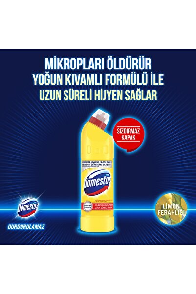 Domestos Bleach Lemon 750 ml 3 Pieces