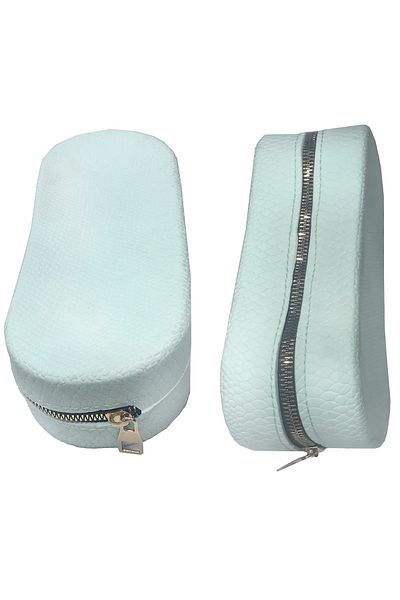 FLY COLOR Silicone Crocodile Patterned Large Both Pencil Case and Makeup Bag