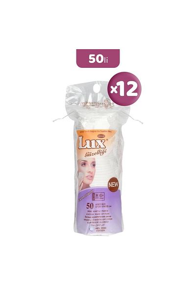 LUX Disc Makeup Cotton 50pcs X 12