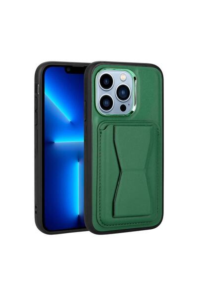 Rivor Apple Iphone 12 Pro Max Uyumlu Kılıf Kartlıklı Pu Deri Ön Arka Tam Koru...