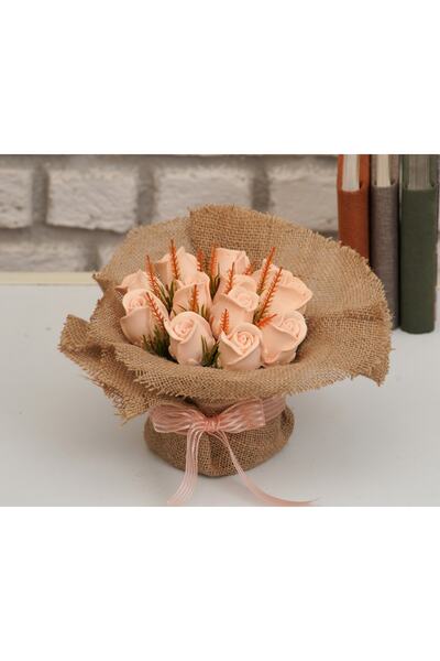 StoneGiftDesign Somon Gonca Güllerin Zerafeti Buket Saksıda Kokulu Taş Çiçek ...