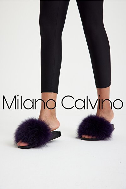 Milano Calvino Furry Slippers