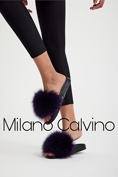 Milano Calvino Furry Slippers