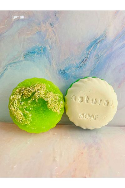 MHYSSA naturals صابون ألياف اليقطين الطبيعي (الصبار) / صابون اللوفة الطبيعي (الصبار)