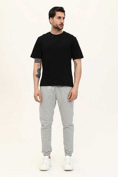 defys Ανδρικό φιλέτο με λεπτομέρεια τσέπης Jogger Grey Melange