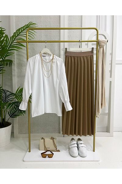 onix Winda تنورة مطوي البسكويت