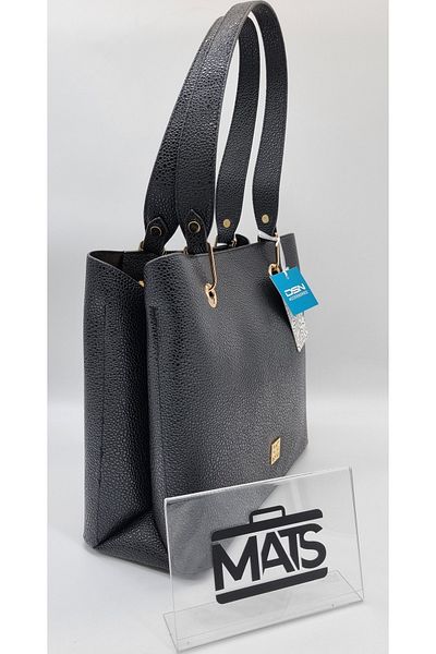 DSN Capsule Metal Black Color Hand and Shoulder Bag