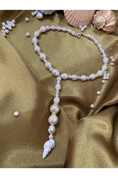 Jovela Deniz Kabugu Uzun Choker