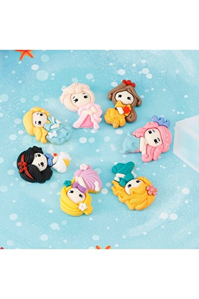 Bluoksweet 5 Adet Sevimli Figür Çocuk Kız Erkek Süs Dekorasyon Resin Elişi Oy...