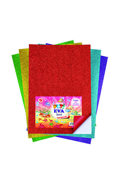 Puti Eva A4 Simli Yapışkanlı Karışık 10lu