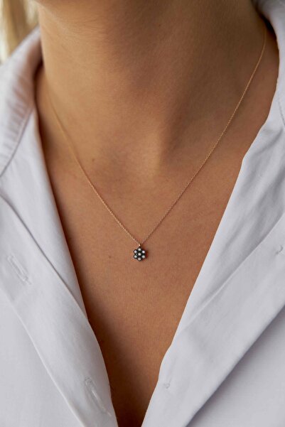 YAVUZ KUYUMCULUK 14 Ayar Altın Çiçek Kolye