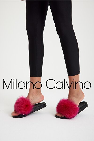 Milano Calvino Furry Slippers