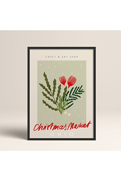 HOMEPACK Crna slika u drvenom okviru, uokviren poster, umetnički moderni zidn...