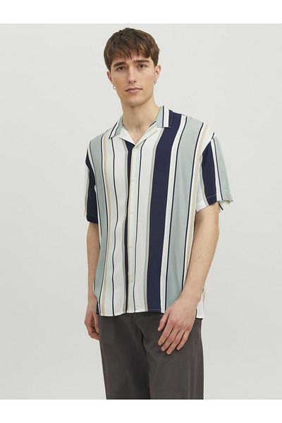 Jack & Jones Striped Short Sleeve Shirt-luke