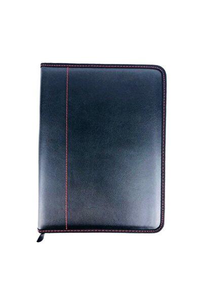 Önder Wole Fermuarlı Lux Sekreterlik Hesap Makineli Lacivert 1413-6
