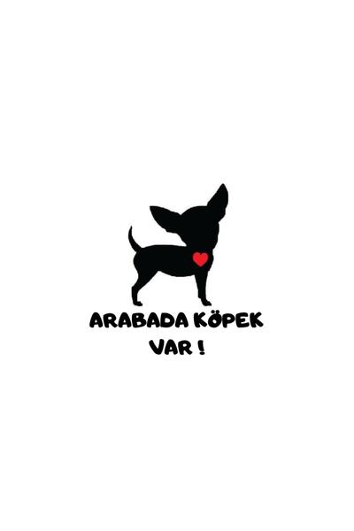 EYBA STİCKER Arabada Köpek Var Sticker