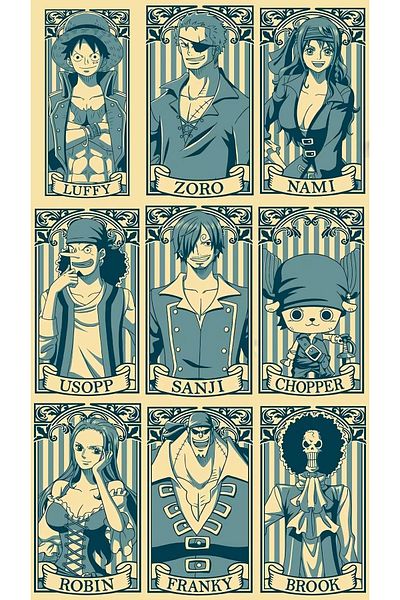 owl bag Anime- One Piece - Σετ 9 φωτοκαρτών χωρίς μοτίβο
