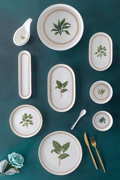 ACAR 396 Vegas 45 Piece Round Breakfast Set