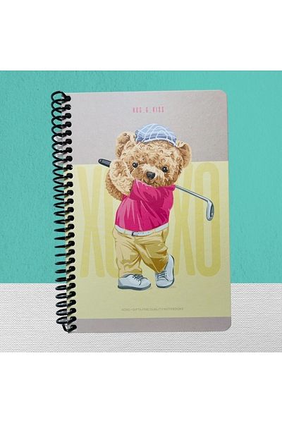 Gıpta Xoxo Spiral Hard KpkNotebook 17x24 120 YpCheckered