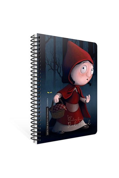 Gıpta Classica Spiral Hard Cover 17x24 120 Sheets Checkered Notebook