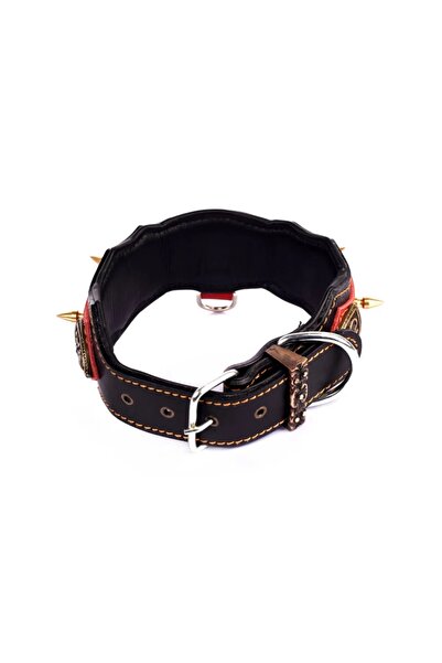 MgTasma El Işçiliği, Özel Tasarım, Hakiki Manda Derisi, Thor Serisi Dikenli Köpek Tasması, Boyun Tasması