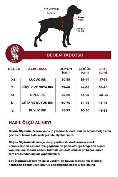 MgTasma El Işçiliği, Özel Tasarım, Hakiki Manda Derisi, Thor Serisi Dikenli Köpek Tasması, Boyun Tasması