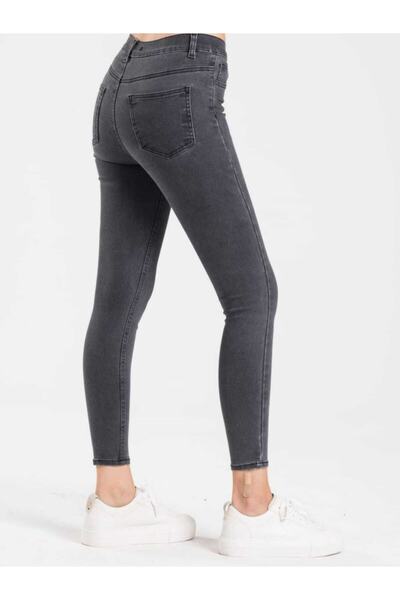 Tref Jns Helsinky High Waist Slim Leg Skinny Power Lycra Jeans