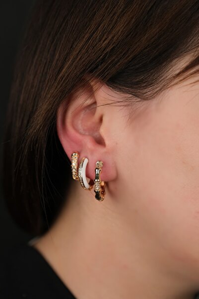 Jack Ferrero Çelik Renk Atmaz Garantli Faturalı Küpe