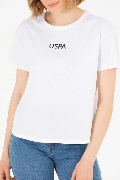 U.S. Polo Assn. Tricou alb de damă