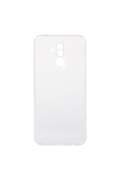 Fibaks Huawei Mate 20 Lite Kılıf Kamera Korumalı Yumuşak Şeffaf Ince Süper Silikon