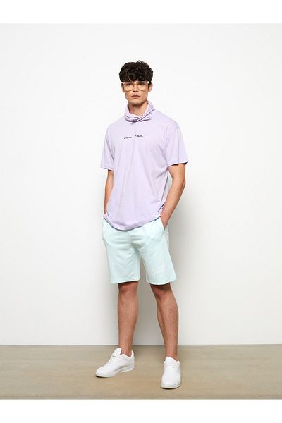 LC Waikiki Ανδρικό σορτς Slim Fit - με λεπτομέρεια γραβάτας