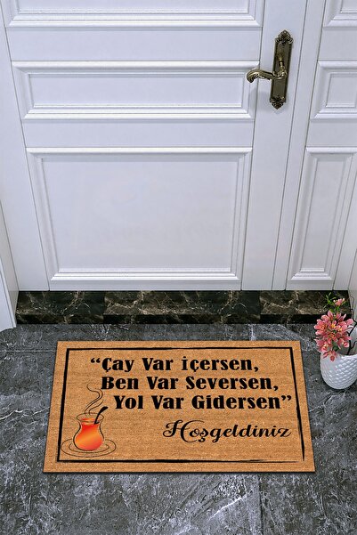 royalmoni سجادة باب مكتوب عليها "إذا كنت تحتوي على الشاي، فأنا أحب، إذا كان ه...