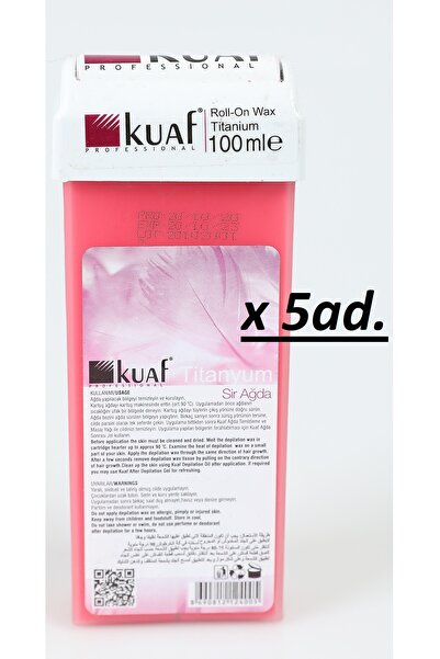 Kuaf Kartuş Ağda Titanyum 100 Ml X 5ad