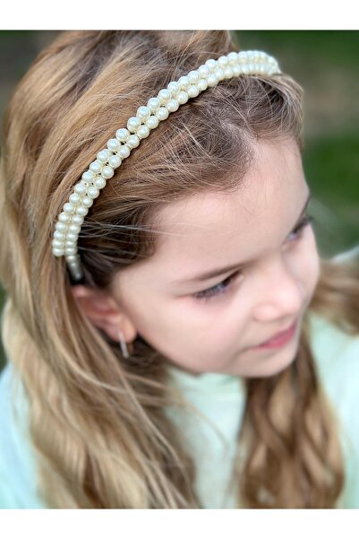 QUEEN AKSESUAR موضة جديدة 3 طبقات تاج معدني مرصع باللؤلؤ للنساء والأطفال