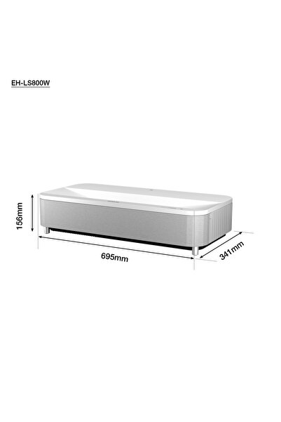 EPSON Eh-ls800w 4000 Ansı Ultra Kısa Mesafe 4k Lazer Tv Projeksiyon
