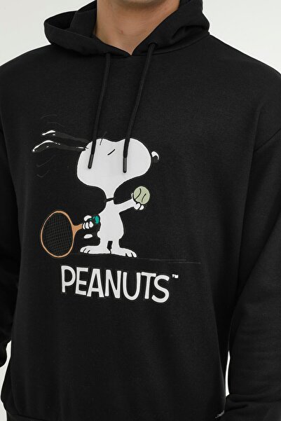 lumberjack Ml Snoopy 17snp54 2pr Μαύρο Ανδρικό Φούτερ