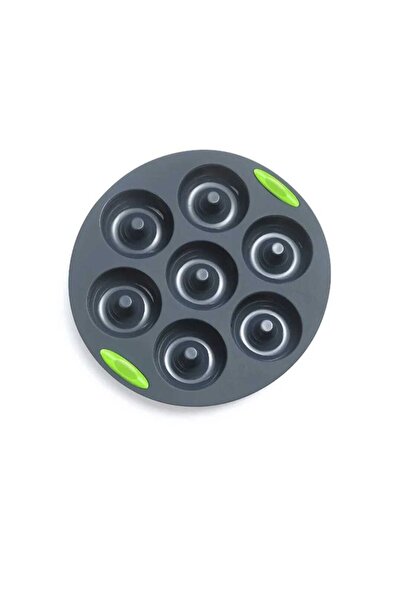 YzHome قالب دونات سيليكون 7 قطع 7.5 سم