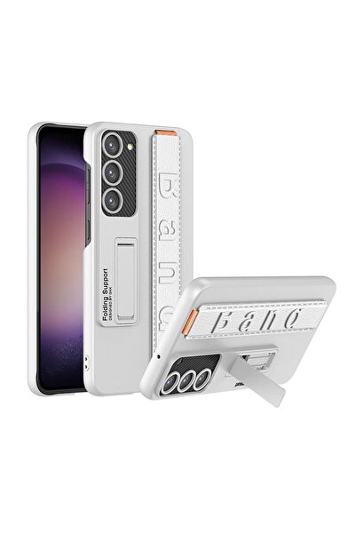 AktarMobile Galaxy S23 Kayışlı Kılıf El Tutacaklı Ince Kordonlu Kick Standı P...