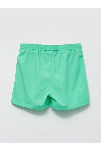 LC Waikiki Basic-Shorts für Mädchen aus Popeline mit elastischem Bund