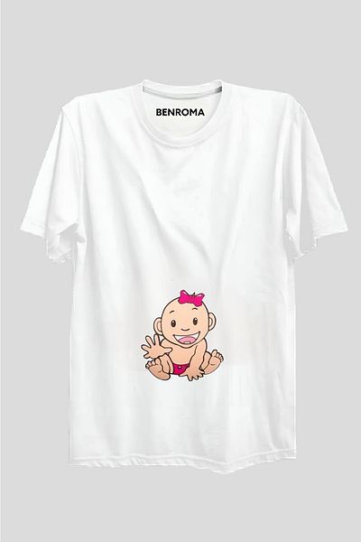 BENROMA Tricou de maternitate cu imprimeu loose fit
