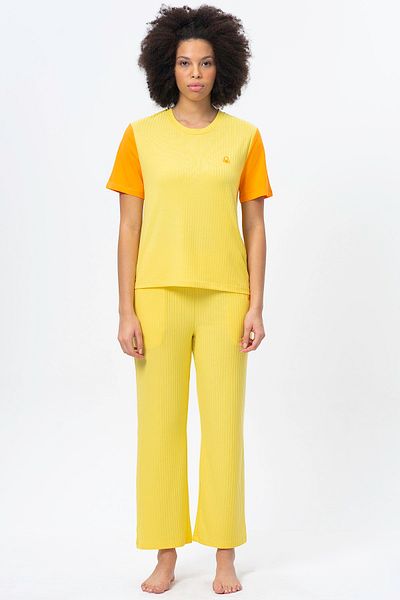 United Colors of Benetton Top pijama galben pentru femei - Bnt-w20408