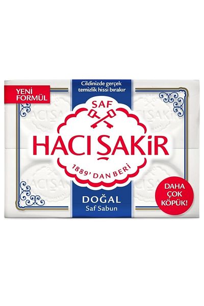 Hacı Şakir Natural White Soap 4 X 150 Gr