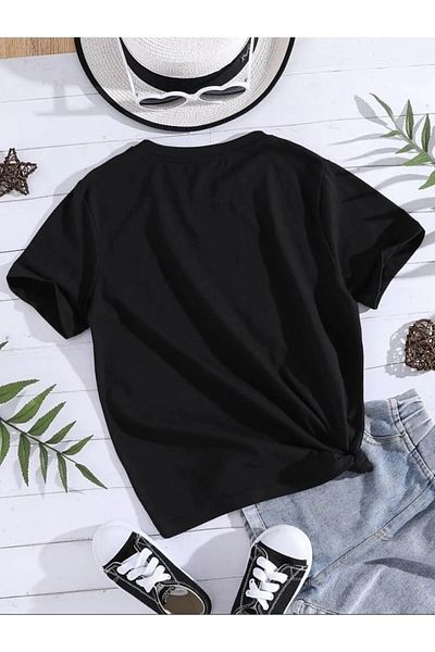 Keywest Tricou pentru copii cu imprimeu cu inimă fluidă colorată