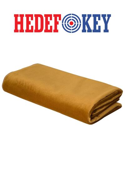 Hedef Kadife Oyun Okey Masa Örtüsü Çuha Hardal
